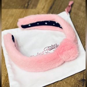 Living Free Faux Fur in Candy pink headband